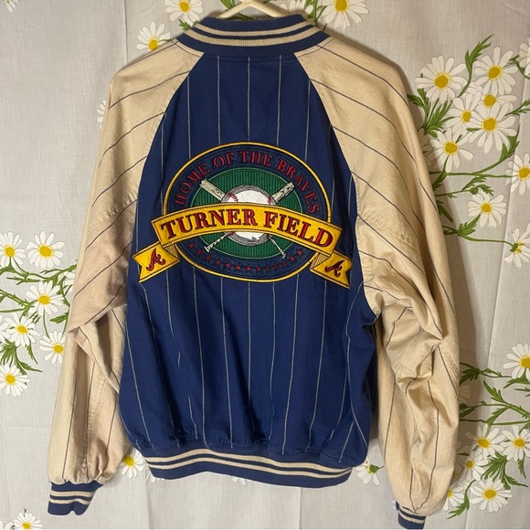 Vintage Jackets & Coats Vintage 8s Atlanta Braves Blue White
